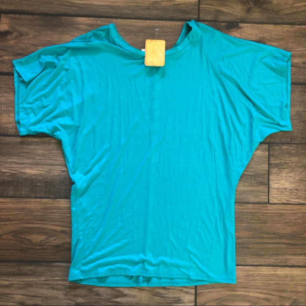 Hybrid & Company teal shirt